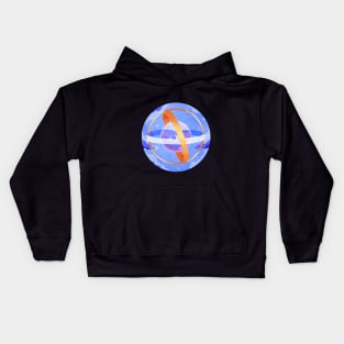 Planets and universe Kids Hoodie